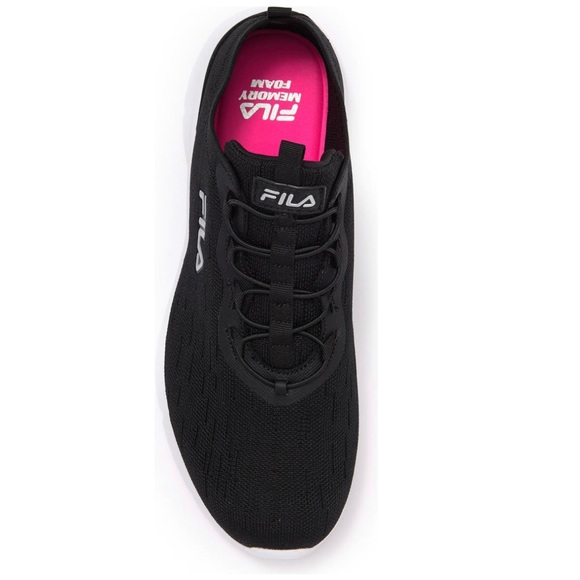 Fila Sneakers Memory Galaxia 3 Walking Shoes Black White Size 10M NEW - Picture 8 of 15